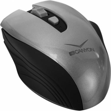 Мышка Canyon CNS-CMSW7G Wireless Black-Silver Фото