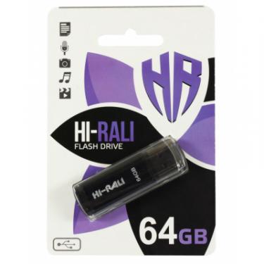 USB флеш накопитель Hi-Rali 64GB Stark Series Black USB 2.0 Фото