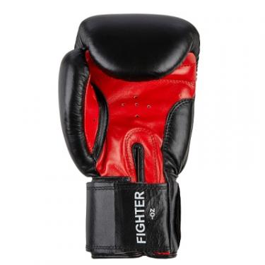 Боксерские перчатки Benlee Fighter 10oz Black/Red Фото 2