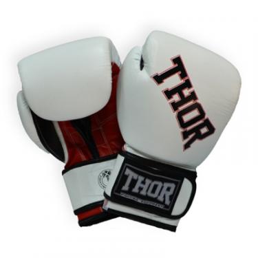 Боксерские перчатки Thor Ring Star 10oz White/Red/Black Фото