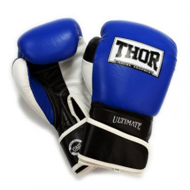 Боксерские перчатки Thor Ultimate 12oz Blue/Black/White Фото