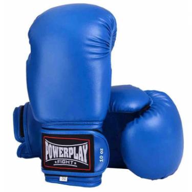 Боксерские перчатки PowerPlay 3004 18oz Blue Фото