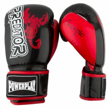 Боксерские перчатки PowerPlay 3007 12oz Black Фото 6