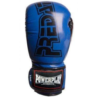 Боксерские перчатки PowerPlay 3017 16oz Blue Фото 2