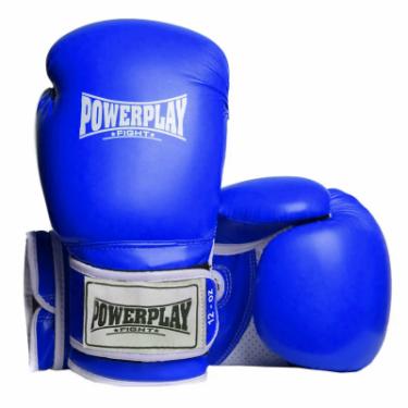 Боксерские перчатки PowerPlay 3019 10oz Blue Фото