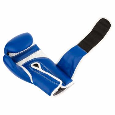 Боксерские перчатки PowerPlay 3019 10oz Blue Фото 3
