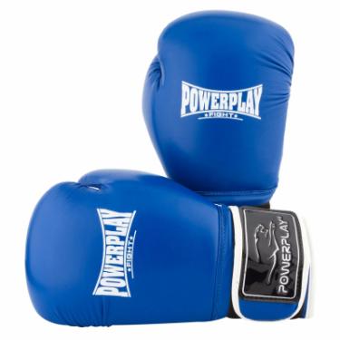 Боксерские перчатки PowerPlay 3019 10oz Blue Фото 6