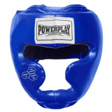 Боксерский шлем PowerPlay 3043 S Blue Фото