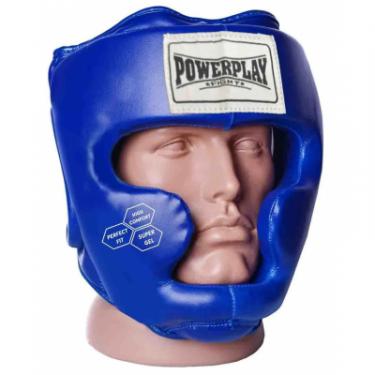 Боксерский шлем PowerPlay 3043 S Blue Фото 1