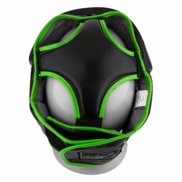 Боксерский шлем PowerPlay 3068 XS Black/Green Фото 3