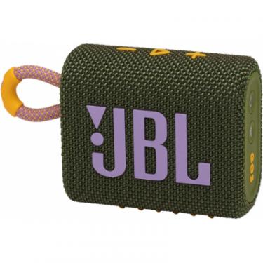 Акустическая система JBL Go 3 Green Фото 1