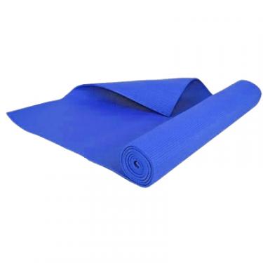 Коврик для фитнеса Power System Fitness Yoga Mat PS-4014 Blue Фото 2