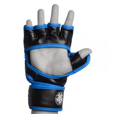 Перчатки для MMA PowerPlay 3058 M Black/Blue Фото 1