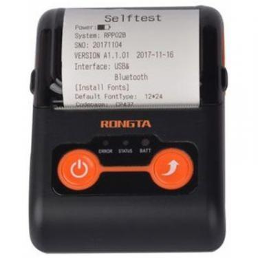 Принтер чеков Rongta RPP02B Bluetooth, USB Фото 1