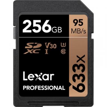 Карта памяти Lexar 256GB SDXC class 10 UHS-I U3 V30 633x Professional Фото