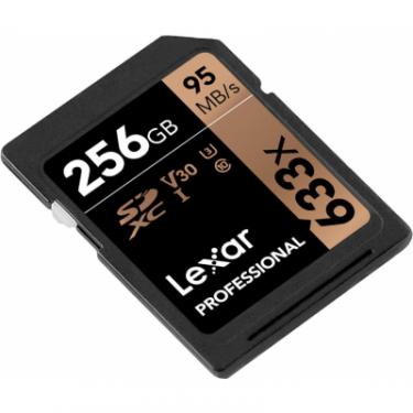 Карта памяти Lexar 256GB SDXC class 10 UHS-I U3 V30 633x Professional Фото 2