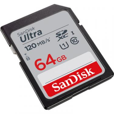 Карта памяти SanDisk 64GB SDXC class 10 Ultra Фото 1