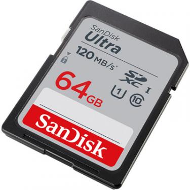 Карта памяти SanDisk 64GB SDXC class 10 Ultra Фото 2