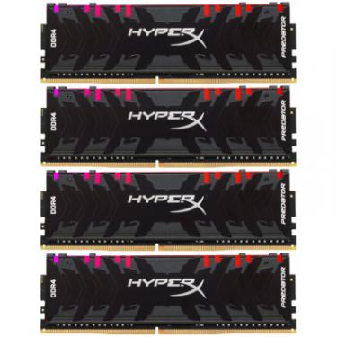 Модуль памяти для компьютера Kingston Fury (ex.HyperX) DDR4 128GB (4x32GB) 3200 MHz HyperX Predator RGB Фото
