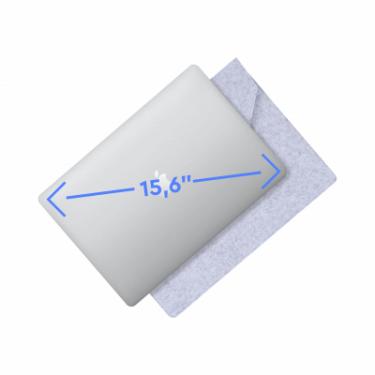 Чехол для ноутбука AirOn 15,6" Premium Grey Фото 2