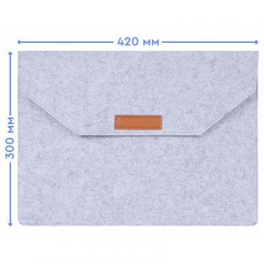 Чехол для ноутбука AirOn 15,6" Premium Grey Фото 3