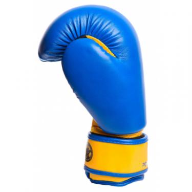 Боксерские перчатки PowerPlay 3004 JR 6oz Blue/Yellow Фото 1