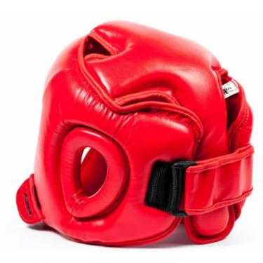 Боксерский шлем PowerPlay 3045 L Red Фото 2