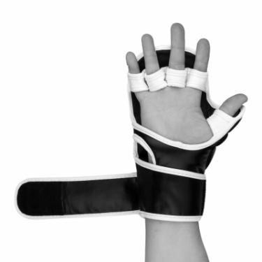 Перчатки для карате PowerPlay 3092KRT Black/White L Фото 5