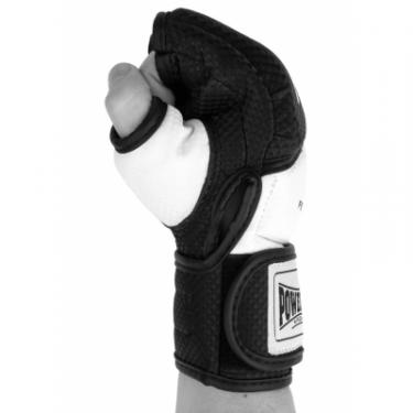 Перчатки для MMA PowerPlay 3075 M Black/White Фото 2