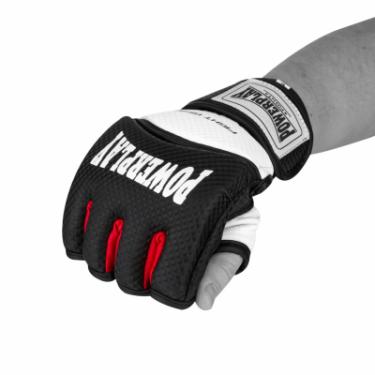 Перчатки для MMA PowerPlay 3075 M Black/White Фото 4