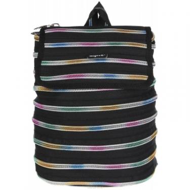 Рюкзак школьный Zipit Zipper Black Rainbow Teeth Фото 2