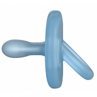Пустышка Suavinex силиконовая физиологическая голубая Фото 1