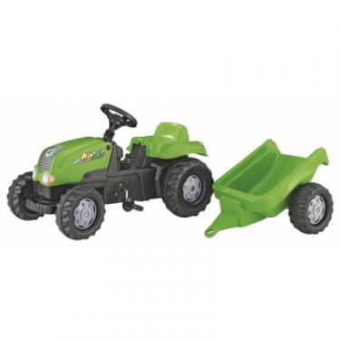 Веломобиль Rolly Toys Трактор с прицепом rollyKid-X зеленый Фото