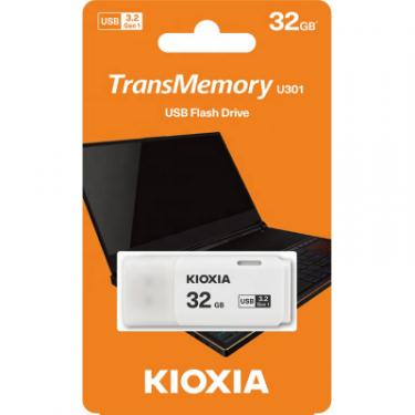 USB флеш накопитель Kioxia 32GB U301 White USB 3.2 Фото 2