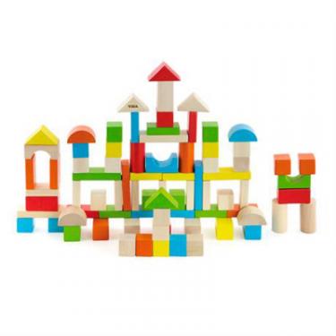 Кубики Viga Toys Цветные блоки, 80 шт Фото 1