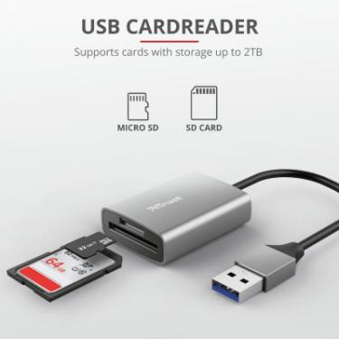Считыватель флеш-карт Trust Dalyx Fast USB 3.2 Card reader Фото 6