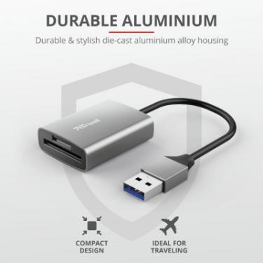Считыватель флеш-карт Trust Dalyx Fast USB 3.2 Card reader Фото 8