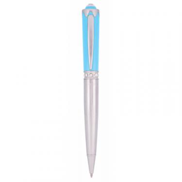 Ручка шариковая Langres набор ручка + крючок для сумки Crystal Синий Фото 1