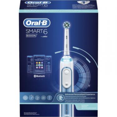 Электрическая зубная щетка Oral-B Smart 6 6000n D 700.535.5XP CR Фото 1