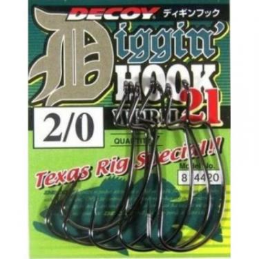 Крючок Decoy Worm21 Digging Hook 4/0 (5 шт/уп) Фото