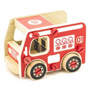 Развивающая игрушка Мир деревянных игрушек Пожарная машина Фото