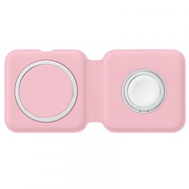 Зарядное устройство ColorWay MagSafe Duo Charger 15W for iPhone (Pink) Фото