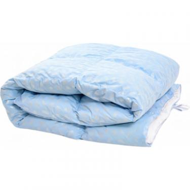 Одеяло MirSon пуховое 1840 Bio-Blue 70% пух деми 110x140 см Фото