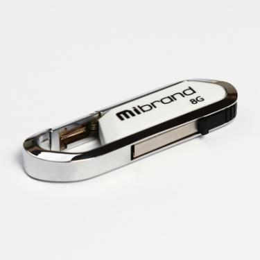 USB флеш накопитель Mibrand 8GB Aligator White USB 2.0 Фото