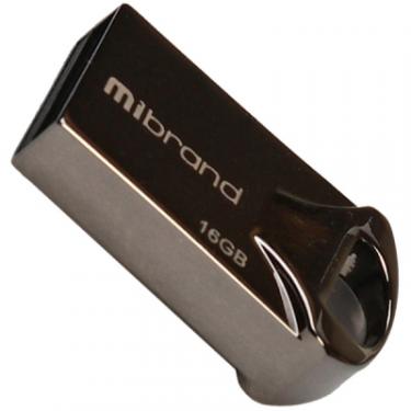 USB флеш накопитель Mibrand 16GB Hawk Black USB 2.0 Фото