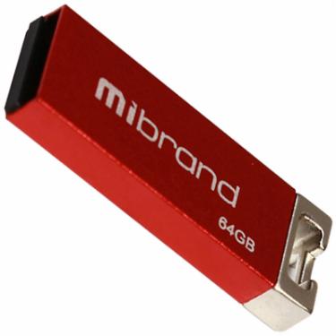 USB флеш накопитель Mibrand 64GB Сhameleon Red USB 2.0 Фото