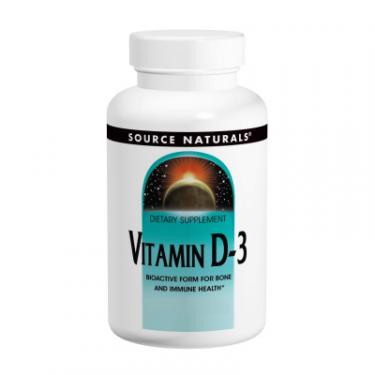 Витамин Source Naturals Витамин D-3 2000IU, 200 капсул Фото