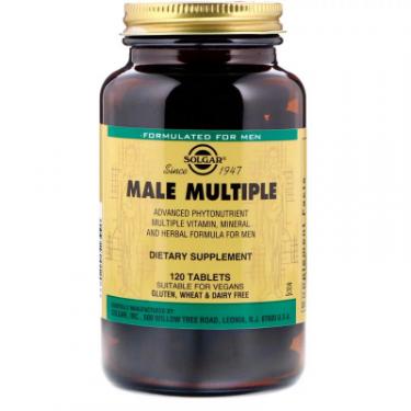 Мультивитамин Solgar Мультивитамины для Мужчин, Male Multiple, 120 таб Фото
