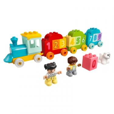 Конструктор LEGO Duplo Поезд с цифрами учимся считать 23 детали Фото 6