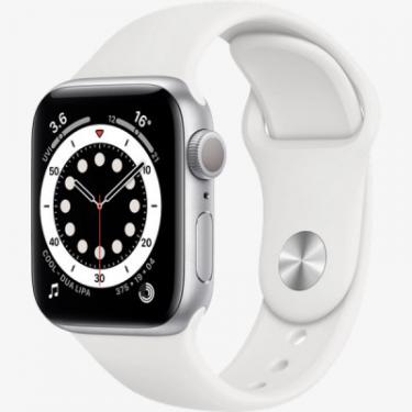 Смарт-часы Apple Watch Series 6 GPS, 40mm Silver Aluminium Case wit Фото